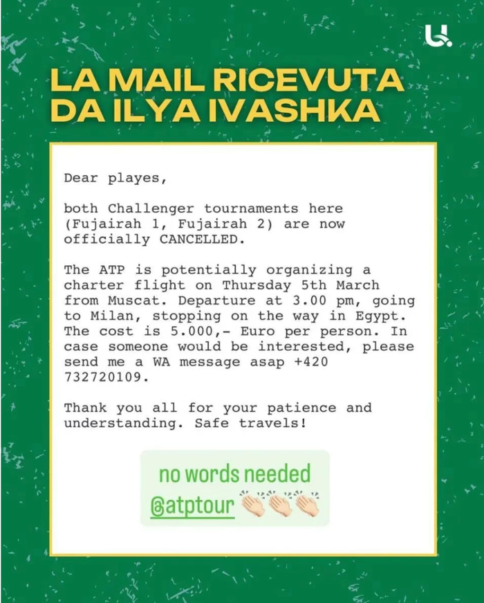 开云APP官网-ATP承担周意等人离境费，王欣瑜IW首秀对手确定|汤姆贾诺维奇|球员|费用|挑战赛|澳大利亚_新浪体育_新浪新闻